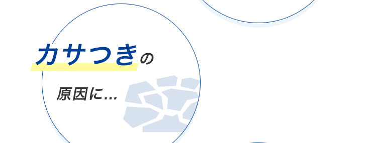 シワの原因に...