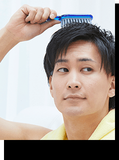 毛髪に元気がない